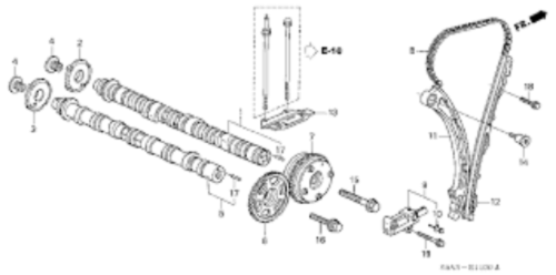 Genuine HONDA OEM Accord Element Timing Chain 14401-R40-A01