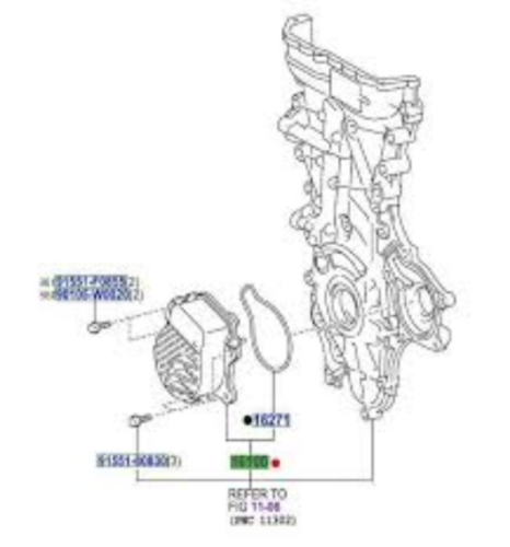 Genuine TOYOTA 1.8L 1.5L Prius V/C LEXUS CT200H Electric Water Pump 161A0-29015