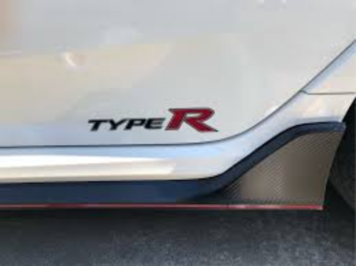 Genuine HONDA CIVIC FD2 FK8 Type-R Side Sricker Decal For 08F30-SNW-000A