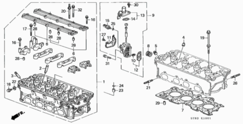 Genuine Honda Head Gasket for 1994-2001 Acura Integra GSR - B18C B18C1 Engines