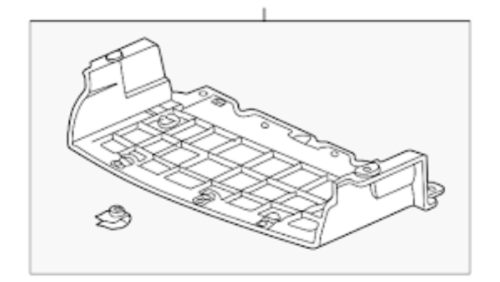 Genuine HONDA OEM S2000 Under Engine Radiator Cover 74112-S2A-010