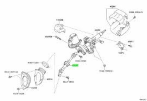 GENUINE TOYOTA OEM HIGHLANDER 08-13 INTERMEDIATE STEERING SHAFT 45220-48171