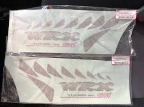 Genuine SUBARU OEM Impreza WRX STI GC8 Rear Side Fender Decal Sticker Rare Item
