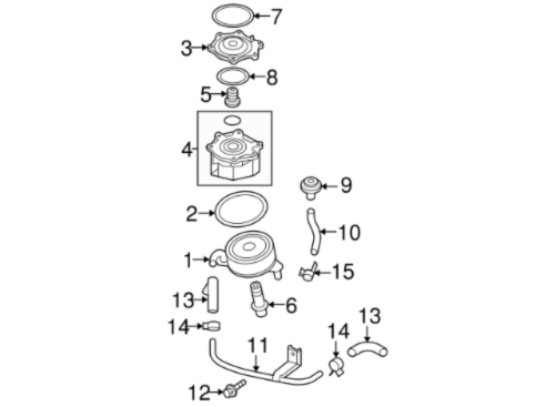 Genuine SUBARU OEM Impreza WRX STI Sensor Camshaft Position MT205 2.0L Turbo
