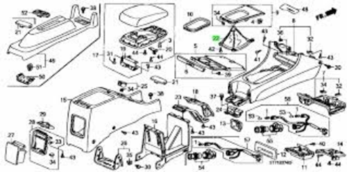 Genuine HONDA ACURA INTEGRA Type-R 94-01 DC2 DB8 Shift Change Boots Red Stitch