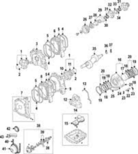 Genuine Mazda OEM RX-8 2003-2011 Rotary Engine Apex Seal N3H1-11-C00J Set of 6
