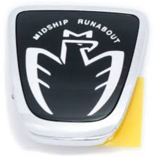 Genuine Toyota OEM MR2 Midship Runabout Front Emblem Black 75314-17020