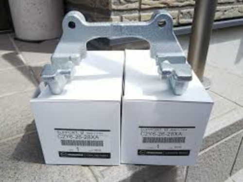 Genuine MAZDA OEM Mazda5 Caliper Mounting Support Set C2Y6-26-28XA ×2