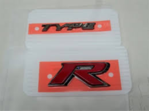 Genuine Honda OEM CIVIC TYPE-R FK8 Emblem Front TypeR Plate 75732-TGH-A01
