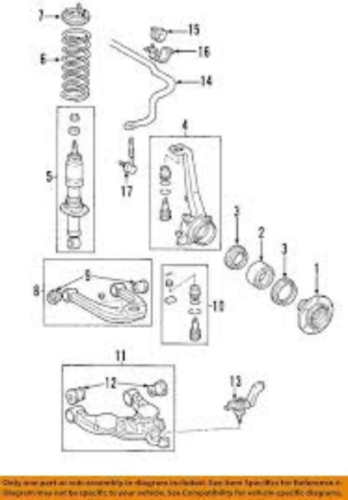 Genuine TOYOTA OEM Lexus 4RUNNER FJ CRUISER GX470 FRONT STABILIZER LINKS & NUTS