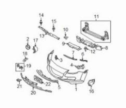 Genuine MAZDA OEM 03-08 RX-8 Front Bumper Brackets F151-50-0T1E F151-50-0U1E