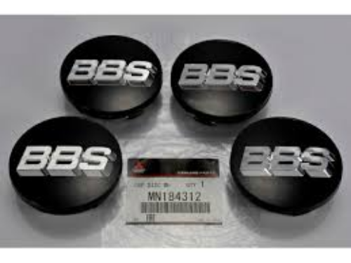 Genuine Mitsubishi OEM BBS Wheel Center Cap MMC Evo Evolution 70mm MN184312 x4