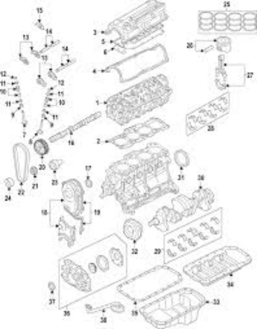 Genuine MAZDA OEM B2200 Upper Timing Belt Cover F210-10-510