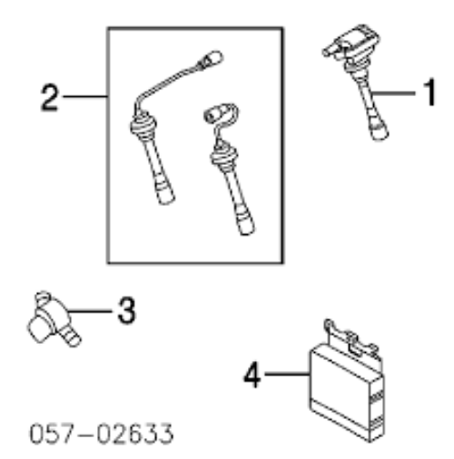 Mitsubishi OEM Crank Angle Position Sensor EVO 4/5/6/7/8/9 1996-2006 MN158261