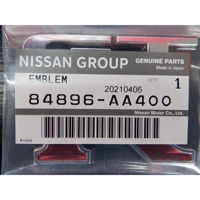Genuine Nissan OEM Skyline R34 GT-R Rear Emblem 84896-AA400