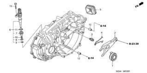 Genuine Honda OEM Clutch Release Bearing K-Series ACURA RSX TSX TL 22810-PPT-003
