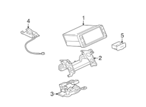 GENUINE MITSUBISHI OEM OUTLANDER 2006/09-2013/06 ADAPTER, AUD 8750A047