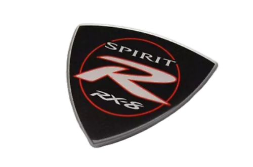 Genuine MAZDA OEM RX-8 SPIRIT R Emblem Badge Set F1Y5-51-781 x2
