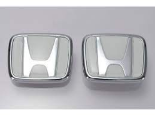 Genuine HONDA OEM S2000 AP1 AP2 2-Set White H Emblem Badge Ornament