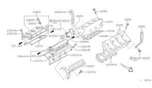 Genuine Nissan OEM Infiniti Insulator-PCV Valve 11812-41B00