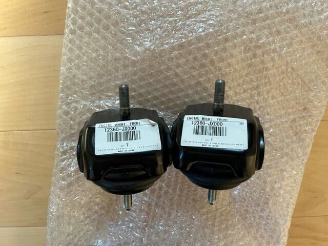 Genuine Toyota OEM 95-01 Chaser Mark2 JZX90 JZX100 1JZ-GTE Engine Mount Set of 2