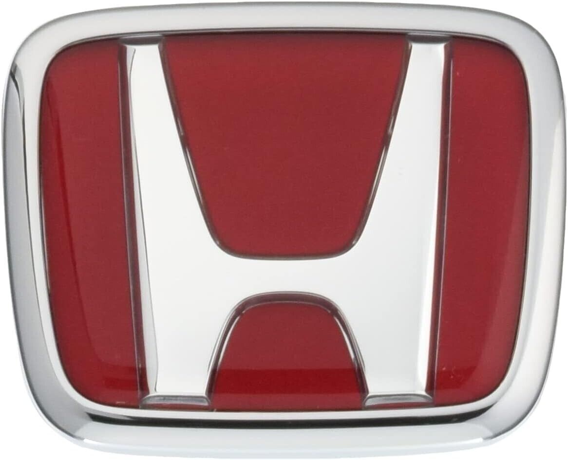 Genuine Honda OEM 96-00 Civic EK Type-R Red Rear Badge Emblem 75701-S03-Z00
