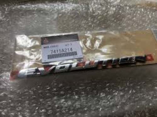 Genuine Mitsubishi OEM Emblem & Badge Kit Lancer Evolution 2008-2016 7415A214