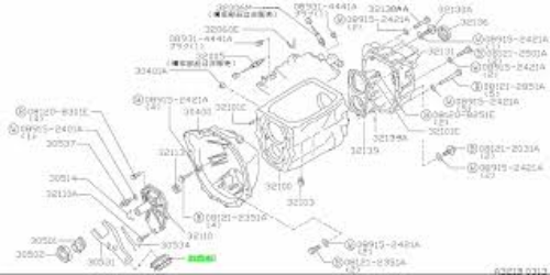 Genuine Nissan OEM Patrol GU Y61 Clutch Fork Lever Rubber Boot 30542-VB000 F/S