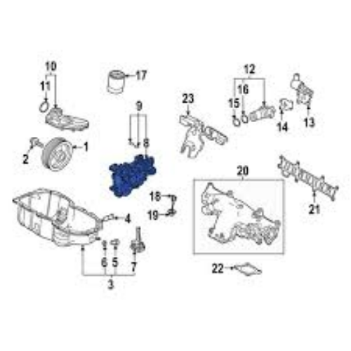 Genuine MAZDA OEM Mazda6 GJ CX-5 3 2.2 Diesel Skyactiv Oil Pump SH01-14-100A