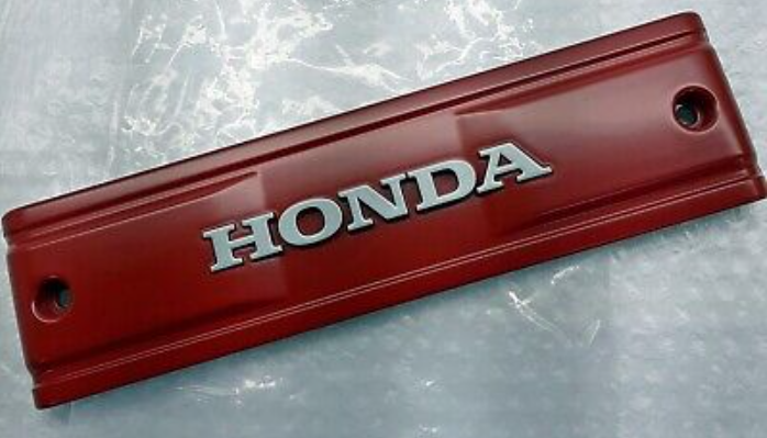 GENUINE HONDA OEM ACURA NSX R NA2 ENGINE INTAKE MANIFOLD RED PLATE 17112-PBY-R00