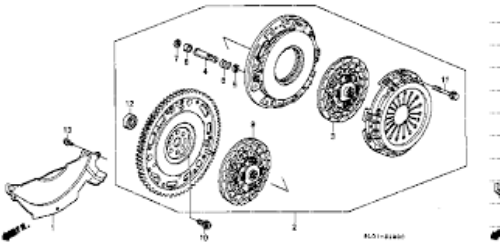Genuine HONDA NSX NA1 NA2 Clutch Friction Disk Set 22200-PR7-305 22400-PR7-305