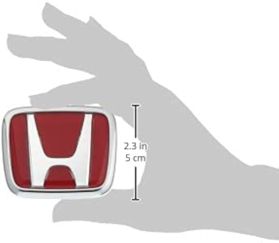 Genuine Honda OEM 96-00 Civic EK Type-R Red Rear Badge Emblem 75701-S03-Z00