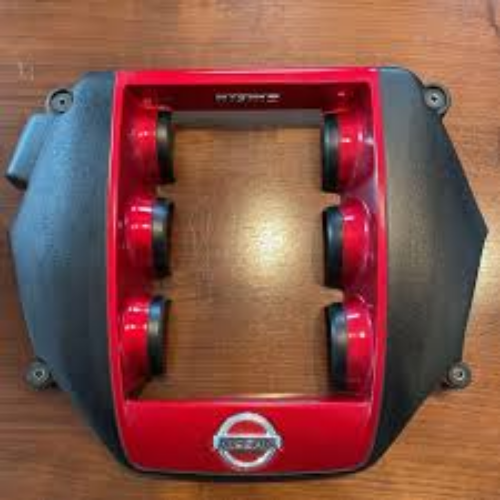 Genuine NISSAN OEM NISMO R35 GT-R VR38DETT Red ORNAMENT ASSEMBLY-ENGINE COVER