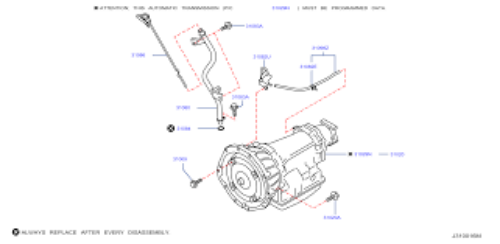 Genuine Nissan OEM Gauge Assembly, Oil Level 31086-EY00A F/S