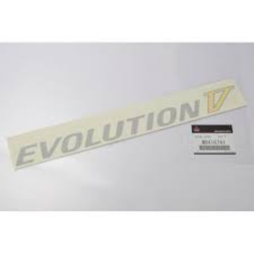 Genuine MITSUBISHI LANCER EVO5 CP9A EVOLUTION V Side Door Decal Silver Yellow