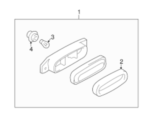 Genuine Mazda OEM Miata Lamp Mount Stop 1999-2005 NC10-51-580C