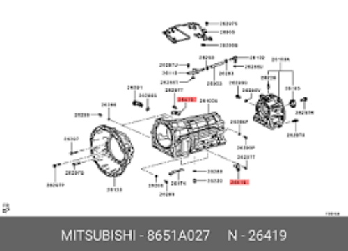 Genuine Mitsubishi OEM Lancer ECLIPSE ENDEAVOR Transmission Input Speed Sensor
