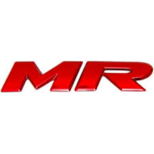 Genuine Mitsubishi OEM Lancer Evolution 9 MR Rear Emblem Badge Red 7415A162