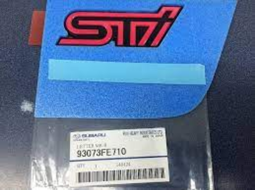 Genuine Subaru OEM 2005 Impreza STI Rear Trunk Badge Emblem 93073FE710 F/S