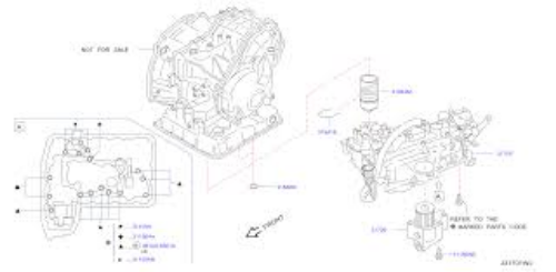 Genuine NISSAN OEM CUBE TIIDA Versa C11 SC11 Automatic Transmission Oil Filter