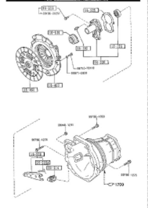 GENUINE MAZDA OEM MIATA MANUAL TRANSMISSION GEARBOX FRONT OIL SEAL & GASKET KIT