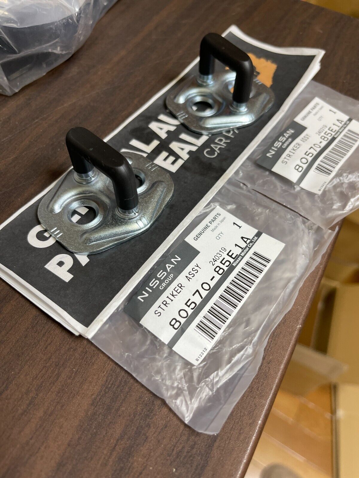 Genuine Nissan OEM Patrol GU Y61 Genuine Door Striker 80570-85E1A x2
