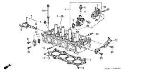 Genuine Honda Acura Variable Timing Control Valve Civic RSX CR-V 15830-PNC-003
