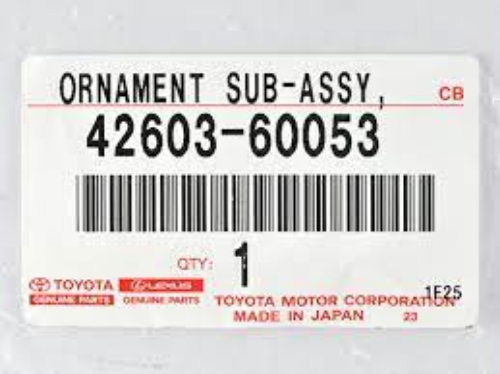 Genuine Toyota OEM Center Cap 1984-1990 Land Cruiser Rear Hub 42603-60053