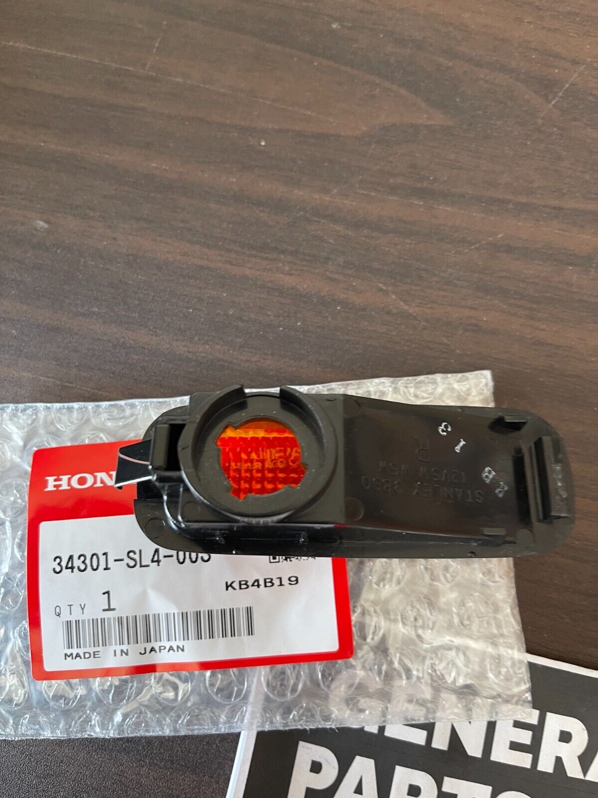 Genuine HONDA CIVIC EK9 TYPER Front Fender Side Turn Marker Lamp Left Right Set