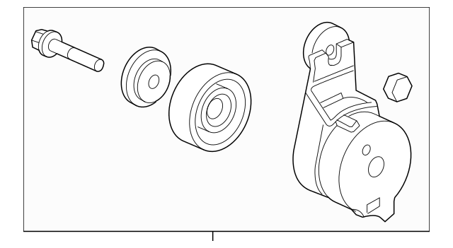 Genuine HONDA OEM Accord Pilot Drive Belt Auto Tensioner 04317-RCA-305