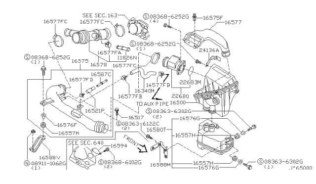 Genuine Nissan OEM Mass Airflow Sensor O Ring 2P BNR32 BCNR33 BNR34 22683-05U00