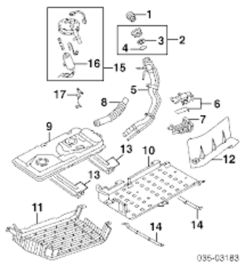 Genuine MAZDA OEM MPV 1991-1998 2WD Fuel Level Sending Unit Sensor L001-60-960A