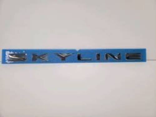 Genuine Nissan OEM R34 Skyline Emblem Badge GTT Rear Trunk Lid Car 84895-AB000