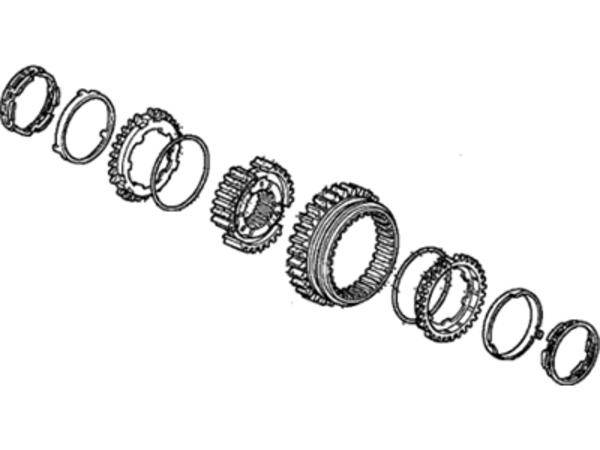 GENUINE HONDA OEM CIVIC CR-V ACCORD GEAR SLEEVE SET 23521-PPS-305